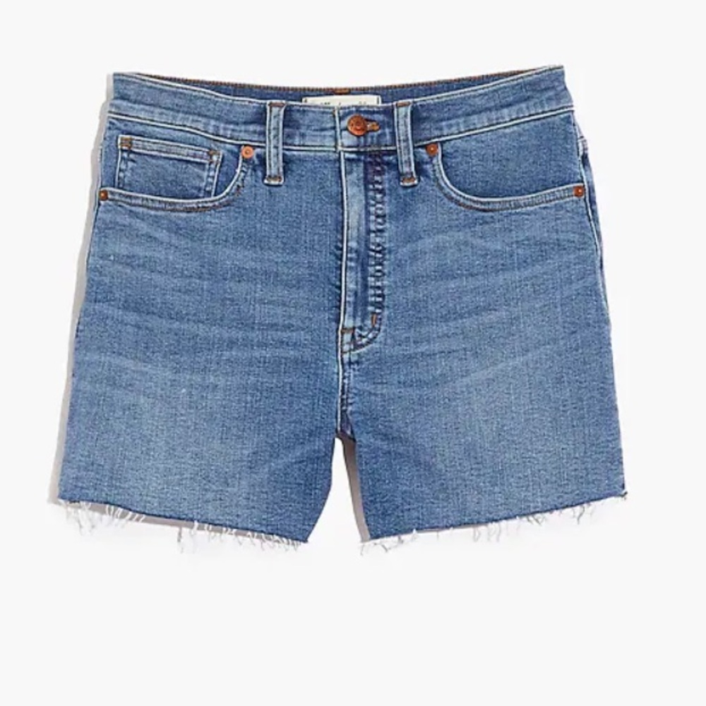 Madewell High-Rise Denim Shorts - Quintell Wash
